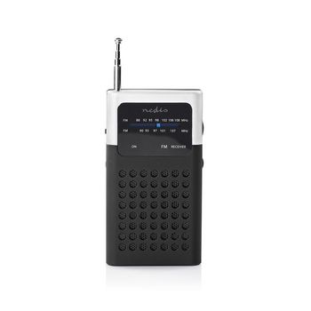 RDFM1100WT Fm-radio | 1,5 w | zakformaat | zwart / wit Product foto
