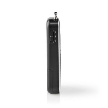 RDFM1110SI Fm-radio | draagbaar model | am / fm | batterij gevoed | analoog | 1.5 w | zwart-wit scherm | koptel Product foto