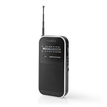 RDFM1110SI Fm-radio | draagbaar model | am / fm | batterij gevoed | analoog | 1.5 w | zwart-wit scherm | koptel Product foto