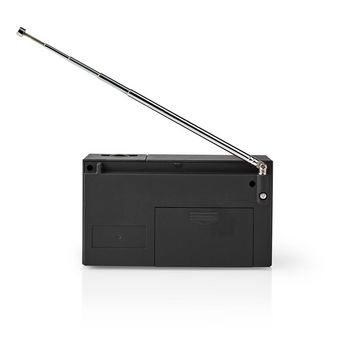 RDFM1200BK Fm-radio | draagbaar model | am / fm | batterij gevoed | analoog | 1.5 w | zwart-wit scherm | koptel Product foto