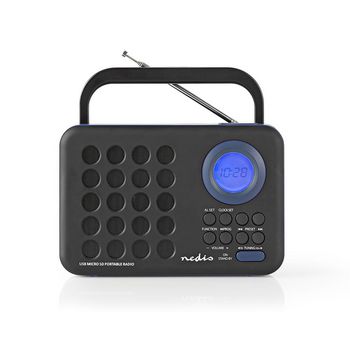 RDFM1310BU Fm-radio | draagbaar model | fm | batterij gevoed / netvoeding | digitaal | 3 w | scherm grootte: 2. Product foto