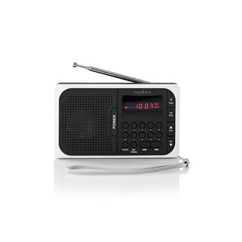 RDFM2100WT Fm-radio | draagbaar model | fm | batterij gevoed / netvoeding | digitaal | 3.6 w | scherm grootte:  Product foto