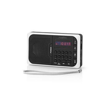 RDFM2100WT Fm-radio | draagbaar model | fm | batterij gevoed / netvoeding | digitaal | 3.6 w | scherm grootte:  Product foto