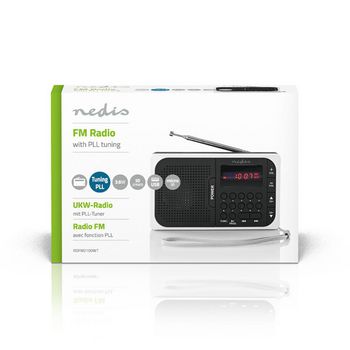 RDFM2100WT Fm-radio | draagbaar model | fm | batterij gevoed / netvoeding | digitaal | 3.6 w | scherm grootte:  Verpakking foto