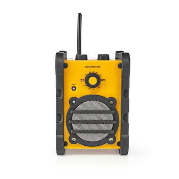 RDFM3000YW Draagbare fm-radio | fm / am-radio 3 w geel / zwart Product foto