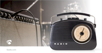 RDFM5000BK Fm-radio | tafelmodel | am / fm | batterij gevoed / netvoeding | analoog | 4.5 w | handgreep | zwart Product foto