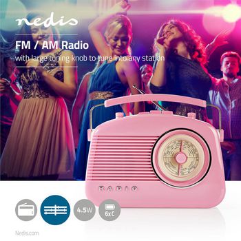RDFM5000PI Fm-radio | tafelmodel | am / fm | batterij gevoed / netvoeding | analoog | 4.5 w | koptelefoonoutput Product foto