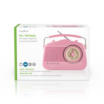 RDFM5000PI Fm-radio | tafelmodel | am / fm | batterij gevoed / netvoeding | analoog | 4.5 w | koptelefoonoutput Verpakking foto