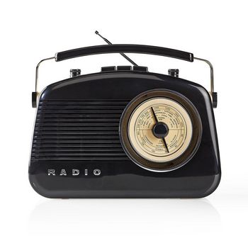 RDFM5010BK Fm-radio | 5,4 w | bluetooth® | draaggreep | zwart
