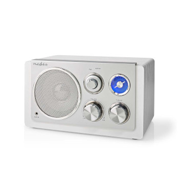 RDFM5110WT Fm-radio | tafelmodel | fm | netvoeding | analoog | 15 w | ip20 | wit Product foto