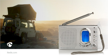 RDWR1000GY Wereldradio | draagbaar model | am / fm / sw | batterij gevoed / netvoeding | digitaal | 1.5 w | kop Product foto