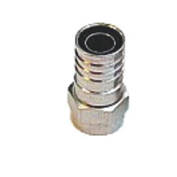 RH-F56ALM F-connector 7.0 mm male zilver Product foto