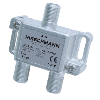 RH-VFC2104 Catv-splitter 4 db / 5-1000 mhz - 2 uitgangen