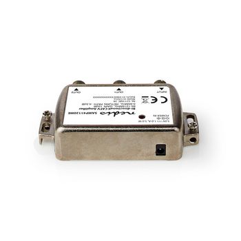 SAMP41120ME Catv-versterker | versterking: 12 db | 85 - 1218 mhz | outputs: 2 | return path | zilver Product foto