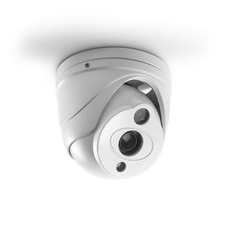 SAS-AHDCAM02S Full hd dome beveiligingscamera ip66 wit Product foto