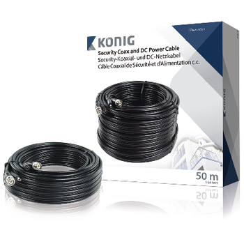 SAS-CABLE1050B Cctv kabel bnc / dc 50.0 m Verpakking foto