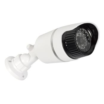 SAS-DUMMY120W Bullet dummy camera ip44 wit In gebruik foto