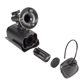 SAS-DUMMY131B Bullet dummy camera ip44 zwart In gebruik foto