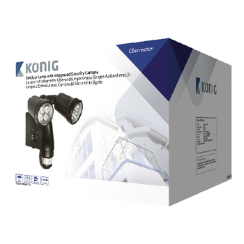 SAS-DVRLMP10 Lamp met geïntegreerde camera Verpakking foto