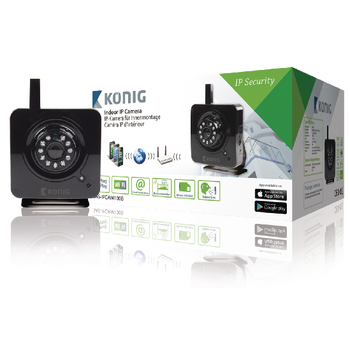 SAS-IPCAM100B Ip-camera binnen vga zwart