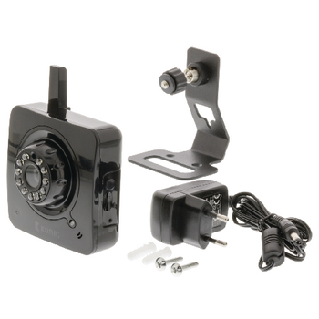 SAS-IPCAM100B Ip-camera binnen vga zwart Inhoud verpakking foto