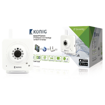 SAS-IPCAM100W Ip-camera binnen vga wit Verpakking foto