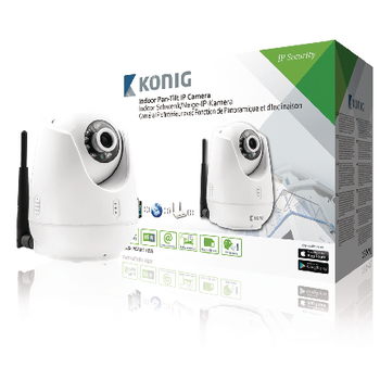 SAS-IPCAM110W Pan-tilt ip-camera binnen vga wit Product foto