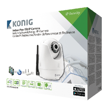 SAS-IPCAM110W Pan-tilt ip-camera binnen vga wit Verpakking foto