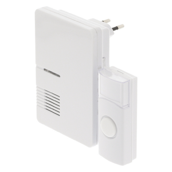 SAS-WDB302 Plug-in draadloze deurbel set 220v 70 db wit Product foto