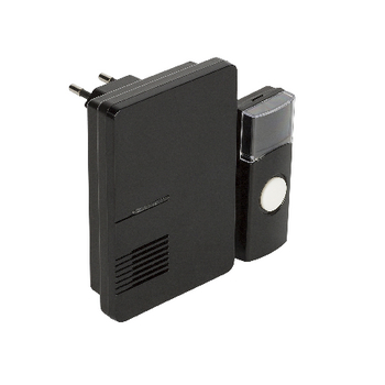 SAS-WDB303 Plug-in draadloze deurbel set 220v 70 db zwart