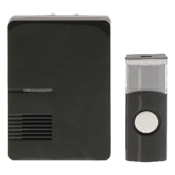 SAS-WDB303 Plug-in draadloze deurbel set 220v 70 db zwart Product foto