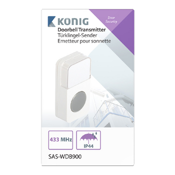 SAS-WDB900 Draadloze deurbel zender Verpakking foto