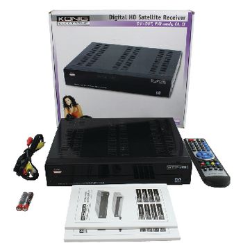 SAT-SDHD50B-KN Hd satellietontvanger met hdmi uitgang Inhoud verpakking foto