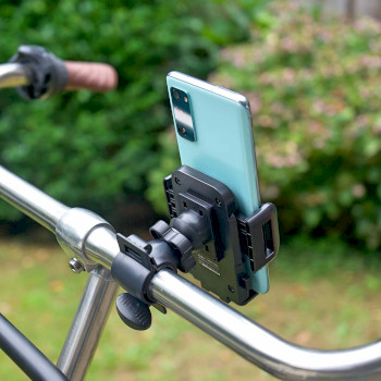 SBHR100BK Smartphonehouder fiets | universeel xl | verstelbare breedte | verstelbaar Product foto