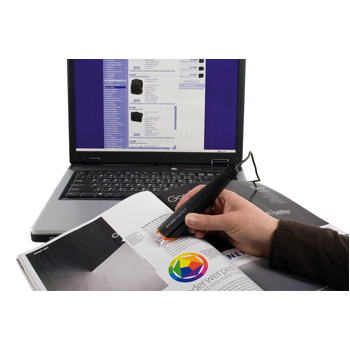 SCANMARKER Handheld pen scanner In gebruik foto