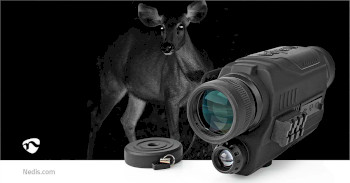 SCBI9000BK Monocular | vergroting: 5 x | diameter objectieflens: 32 mm | gezichtsveld: 87 m | nachtzicht | incl Product foto