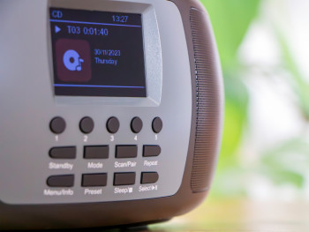 SCD-860BK Draagbare dab+/fm-radio met bluetooth® cd-speler en groot lcd-kleurenscherm zwart Product foto
