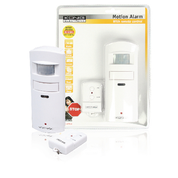 SEC-APR10 Bewegingsmelder met alarm 130 db