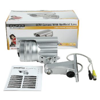 SEC-CAM740 Hoge resolutie camera met varifocus lens Inhoud verpakking foto