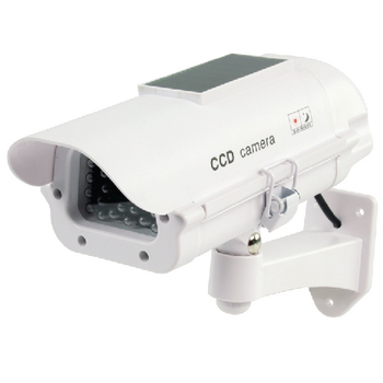 SEC-DUMMYCAM70 Dummy buitencamera met zonnepaneel Product foto