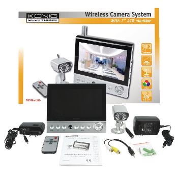 SEC-TRANS30 Draadloos camerasysteem met 7\