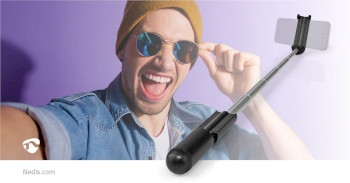 SEST201BK Bluetooth® selfie stick | bluetooth®-versie: 4.2 | maximale schermgrootte: 3.54 \
