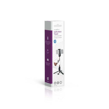 SEST250BK Bluetooth® selfie stick | bluetooth® versie: 4.2 | maximale schermgrootte: 3.54 \