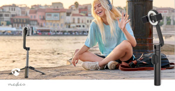 SEST300BK Bluetooth® selfie stick | bluetooth® versie: 5.0 | maximale schermgrootte: 7 \
