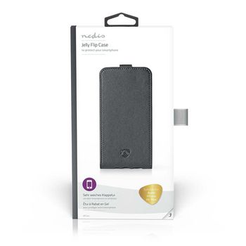 SFC20004BK Flip case | apple | apple iphone xs max | zwart | pu / tpu Verpakking foto