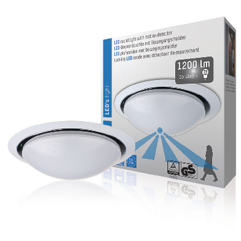 SHA-00800503 Led plafondlamp met sensor 15 w wit