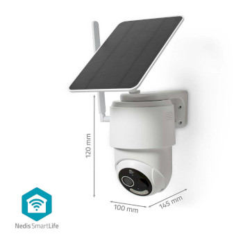 SIMCBO50WT Smartlife camera voor buiten | 4g | full hd 1080p | pan tilt | ip65 | cloud opslag (optioneel) / mic Product foto