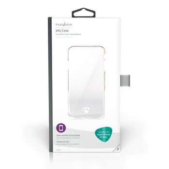 SJC20005TP Jelly case | gebruikt voor: apple | apple iphone xs max | transparant | tpu Verpakking foto