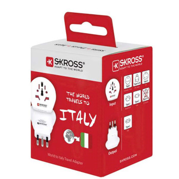 SKR1500223E  travel adapter world-to-italy earthed Verpakking foto