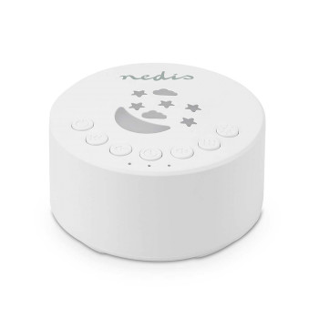 SLAD200WT White noise machine | 18 sound options | 1 w | maximale batterijduur: 18 uur | dimbaar licht | tijds